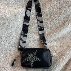 GOLDEN GOOSE Glitter Star Crossbody Bag